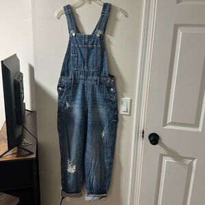 Blue Denim Overalls